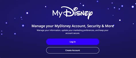 MyDisney Account